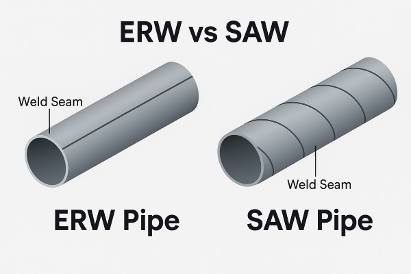 تفاوت لوله ERW و SAW